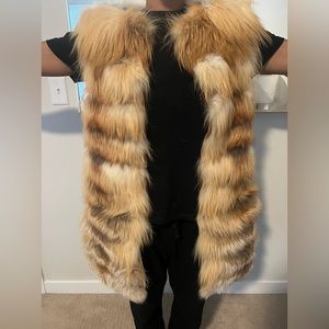 Silver Fox Fur Vest